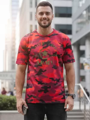 Tricou pentru bărbați DSTREET NX2002R-RD-M ROŞU