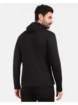 Hanorac pentru bărbați din fleece KILPI SEVELEN-M 1M0202KI NEGRU