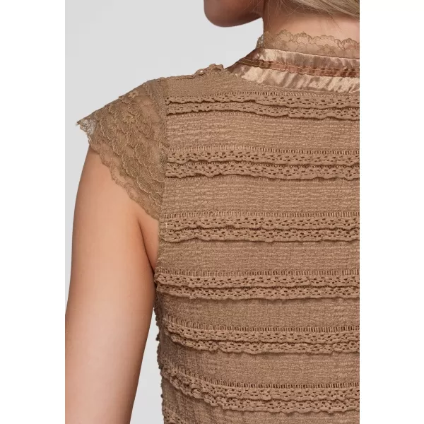  Bluza de dama OMBRE OW-TS-E0066 TAUPE 