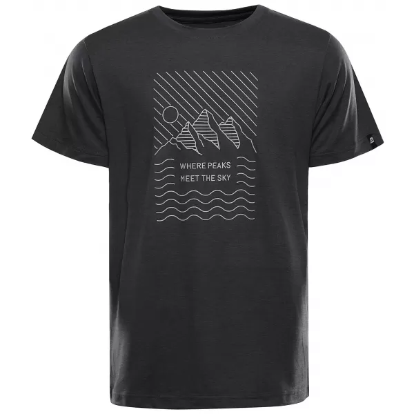  Cămașă de exterior pentru bărbați ALPINE PRO NOGER 2 VARIANTA NEAGRA PA 