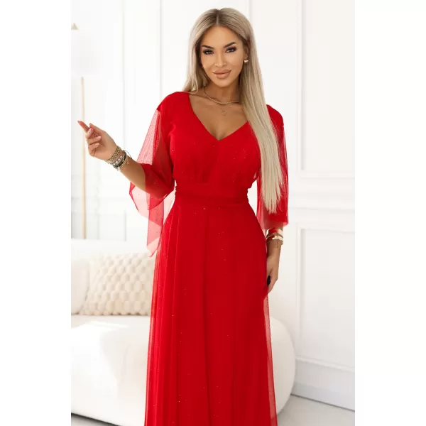  Rochie NUMOCO 655-5 ROŞU 