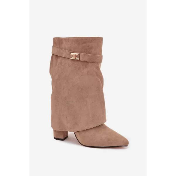  Botine de dama BOTO LA3116 KAKI 