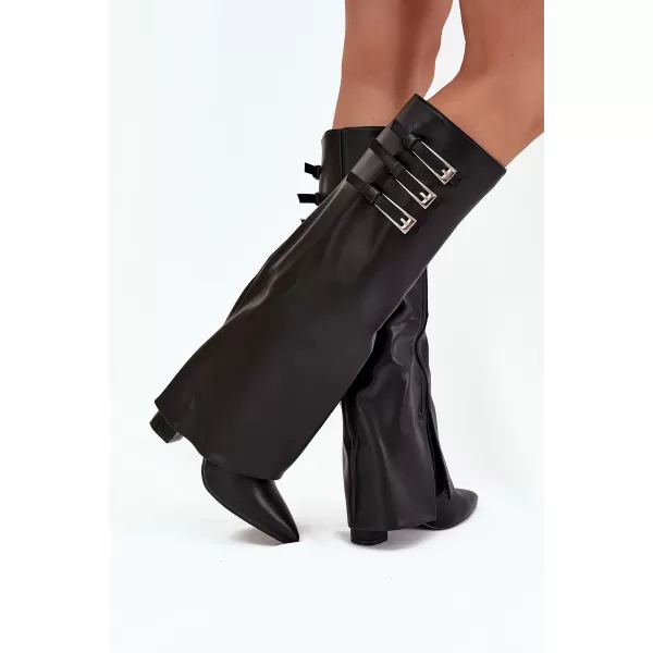  Cizme de dama BOTO C-354 NEGRU 