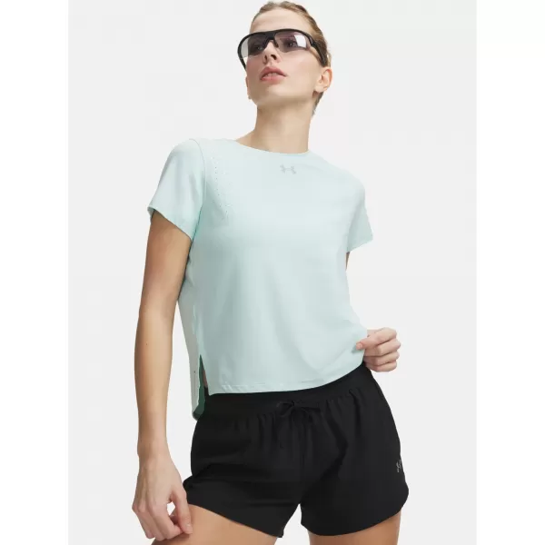  Tricou pentru femei UNDER ARMOUR VELOCITI PRO SHORTSLEEVE 6009536-703 VERDE 