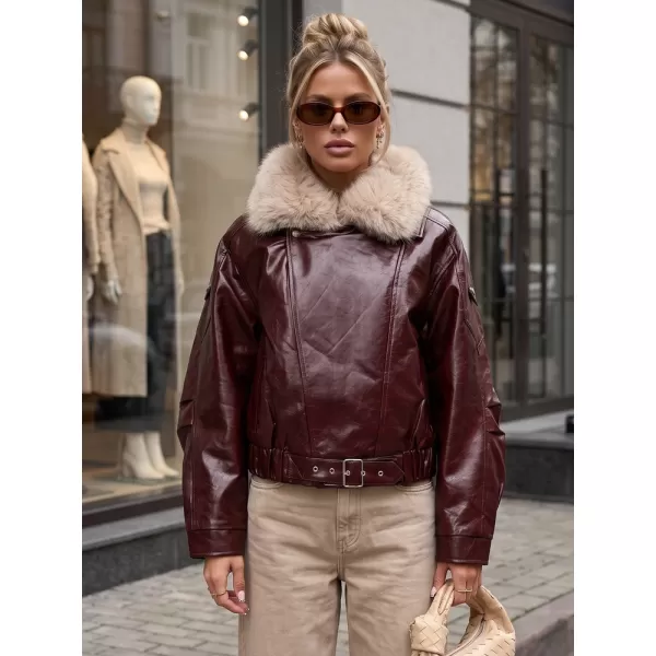  Geaca de dama DSTREET TY5707 BURGUNDIA 