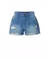 Pantaloni scurți de damă URBAN CLASSICS TB8193 ALBASTRU DESCHIS SPALAT