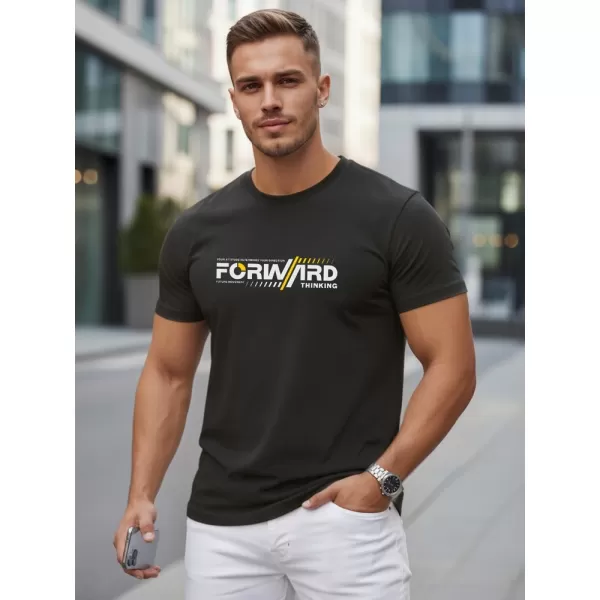  Tricou pentru bărbați DSTREET NX0145R-BK NEGRU 