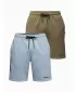 Set de pantaloni scurți pentru bărbați OMBRE Z127 ALBASTRU DESCHIS/TURCOAZ