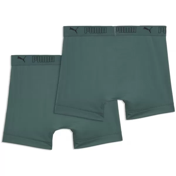  Boxeri pentru bărbați PUMA SPORT MICROFIBER BOXER 2P 93552016 VERDE 