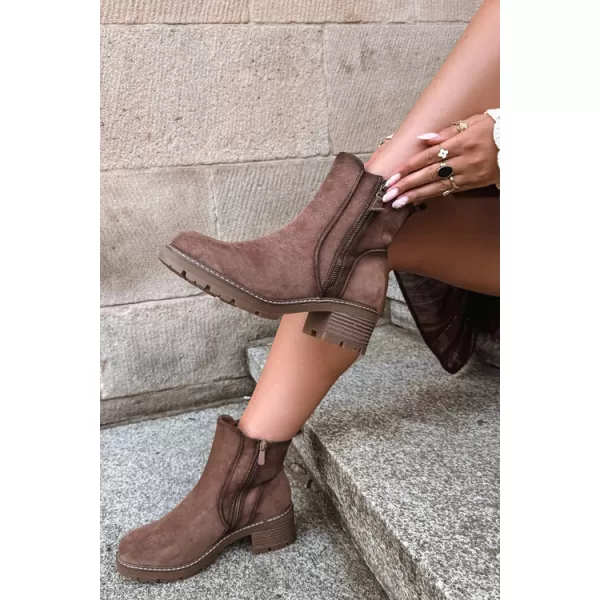  Botine de dama S.BARSKI HY62-8101 CAFEA 