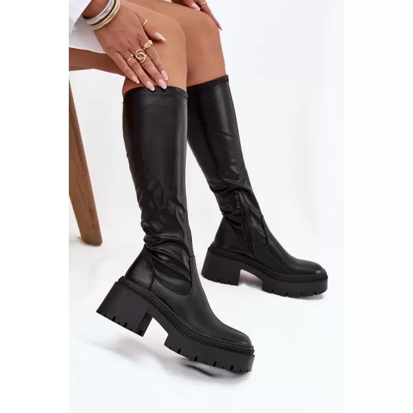  Cizme de dama BOTO 9671A NEGRU 