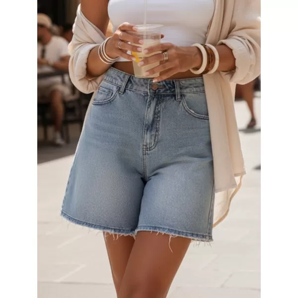  Pantaloni scurți de damă DSTREET SY0499 ALBASTRU 