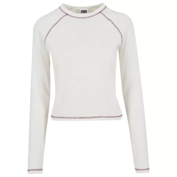 Tricou de damă URBAN CLASSICS TB7730 APROAPE ALB 
