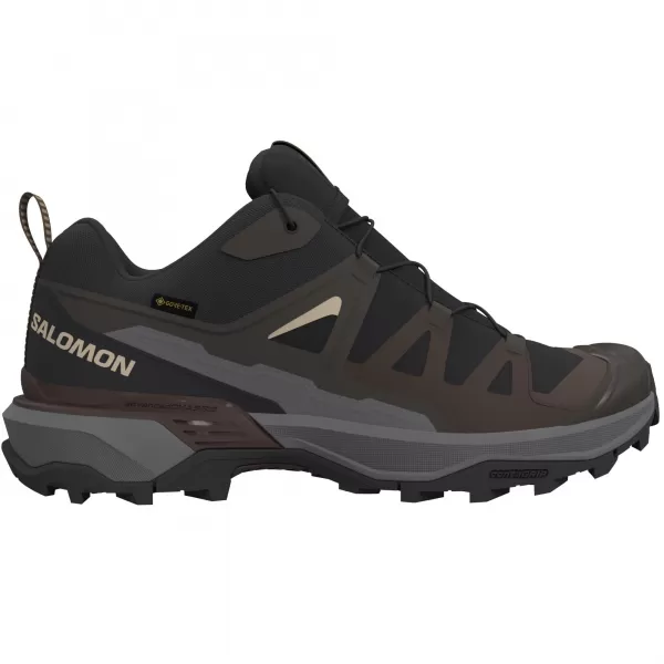  Pantofi pentru bărbați SALOMON X ULTRA 360 GORE-TEX L45473300 NEGRU/GRI PESCĂRUŞ ÎNCHIS/PĂMÂNT ÎNTUNECAT 