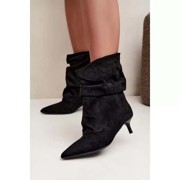  Botine de dama BOTO 7100 NEGRU 