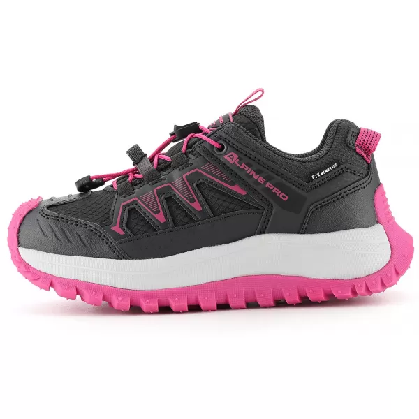  Pantofi de exterior pentru copii ALPINE PRO GERNO GRI ÎNCHIS ADEVĂRAT 
