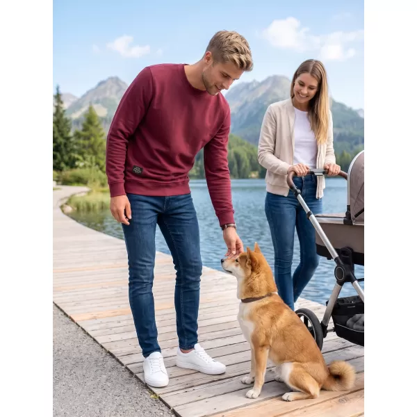  Hanorac pentru bărbați ALTISPORT NP/ALMST43001 BURGUNDIA 