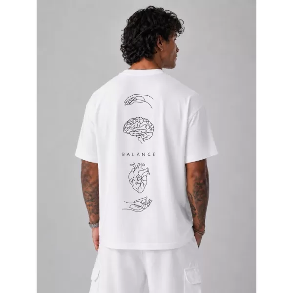  Tricou pentru bărbați DSTREET NX4016R-WH-O ALB 