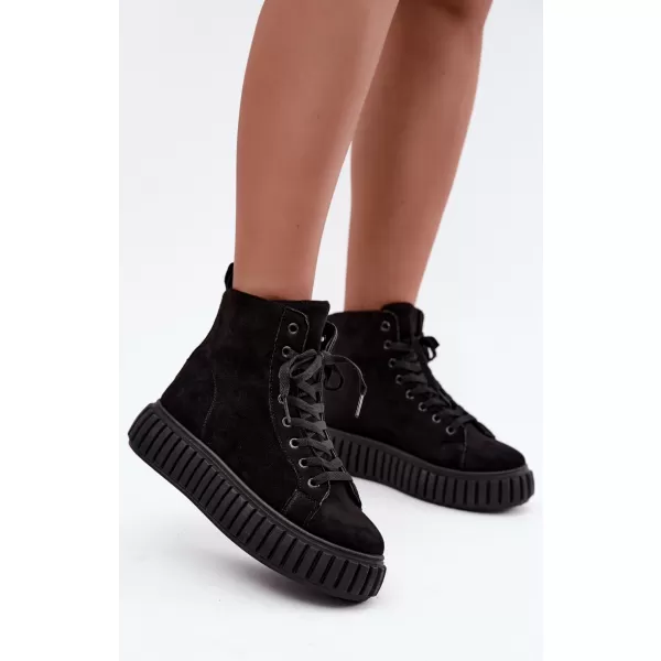  Adidași de damă BOTO LA372 NEGRU 