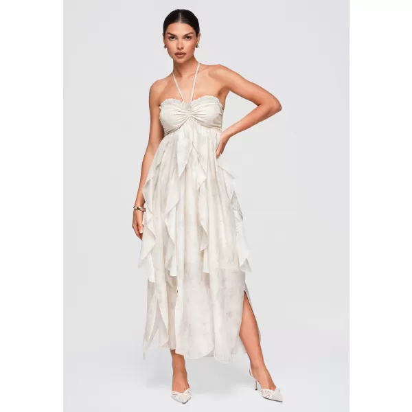  Rochie OMBRE OW-DLR-E0016 BEJ 