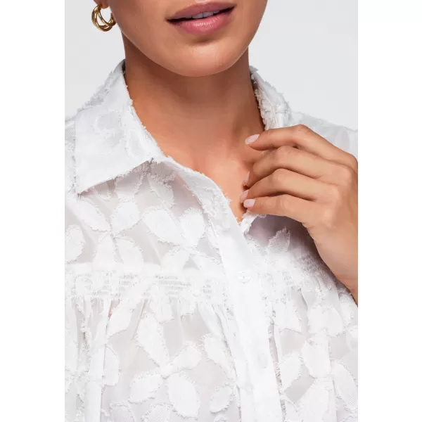  Cămașă de damă OMBRE OW-SH-E0074 BEJ 
