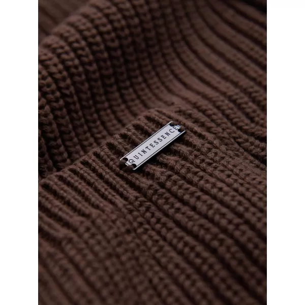  Cardigan pentru bărbați OMBRE OM-SWCD-0200 MARO 