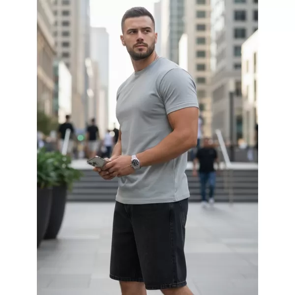  Tricou pentru bărbați DSTREET RX5675 GRI DESCHIS 