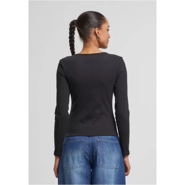  Tricou pentru femei URBAN CLASSICS TB7786 NEGRU 