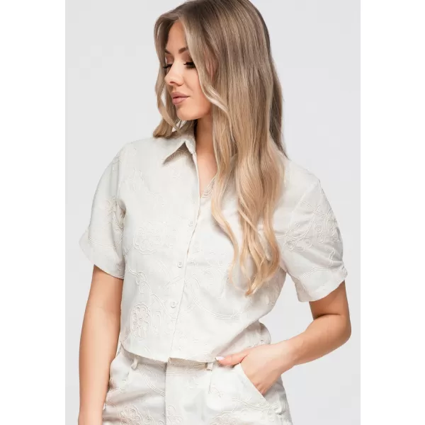  Bluza de dama OMBRE OW-SH-E0060 ECRU 