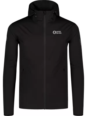 Jachetă softshell impermeabilă pentru bărbați NORDBLANC EXPEDITIOUS NBSSM8323 NEGRU