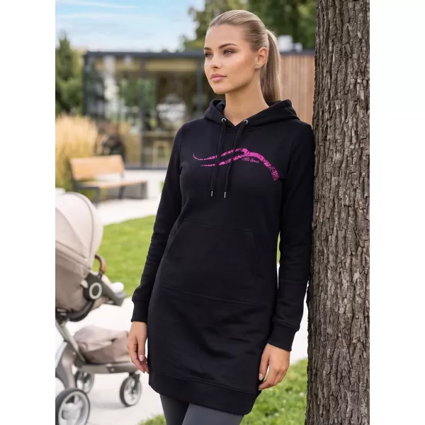  Hanorac prelungit dama ALTISPORT ALW001419 ROZ NEGRU 