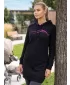 Hanorac prelungit dama ALTISPORT ALW001419 ROZ NEGRU
