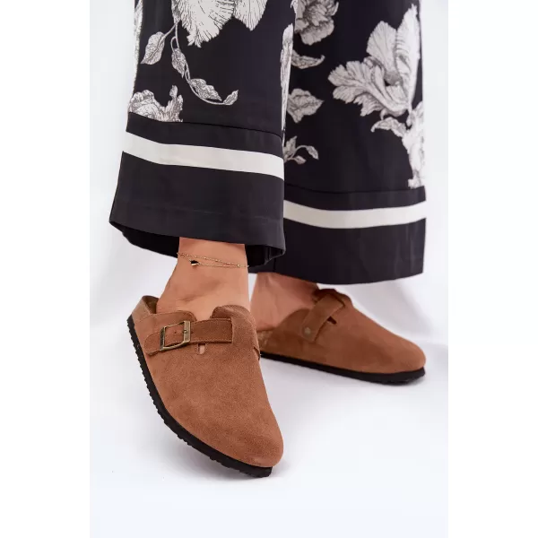  Papuci de damă BIG STAR SHOES RR274A387 MARO/BEJ 