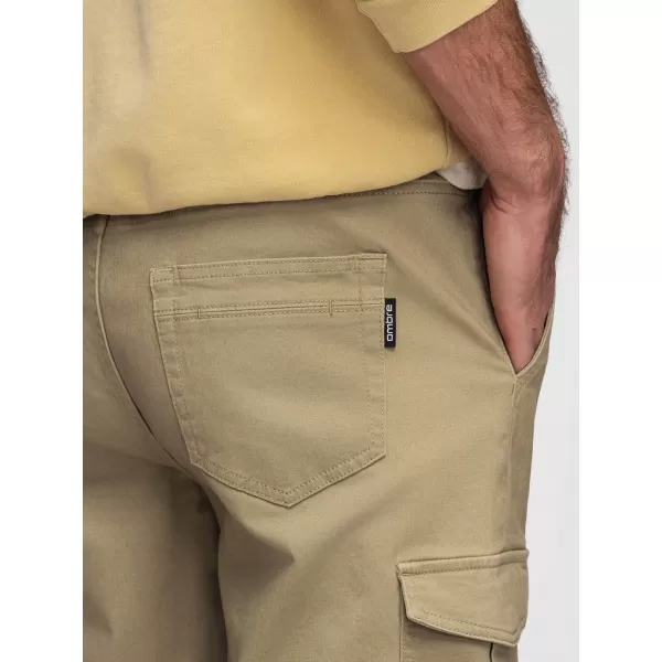  Pantaloni pentru bărbați OMBRE OM-PAJO-0290 KAKI 