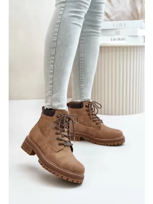 Cizme de dama BIG STAR SHOES OO274A289 MARO/BEJ
