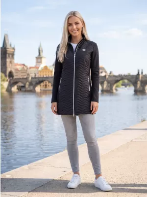 Palton hibrid de damă ALTISPORT IRYSA NEGRU