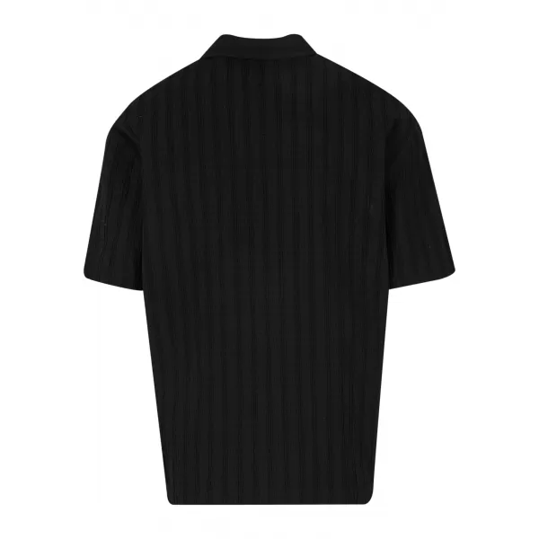  Cămașă pentru bărbați URBAN CLASSICS TB8217-00007 NEGRU 