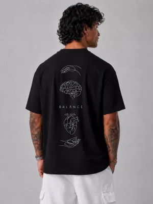 Tricou pentru bărbați DSTREET NX4016R-BK-O NEGRU