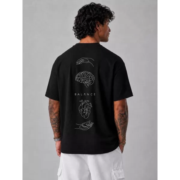  Tricou pentru bărbați DSTREET NX4016R-BK-O NEGRU 