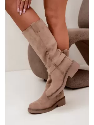 Cizme de dama BOTO LQ-163 KAKI