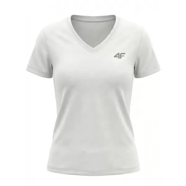  Tricou pentru femei 4F WMM00TTSHF3307 ALB 