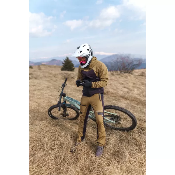  Pantaloni multisport impermeabili pentru bărbați NORDBLANC RIDGEWALK NBSPM8325 MARO 