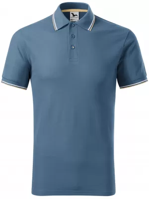 Tricou pentru bărbați cu guler MALFINI FOCUS 232 DENIM