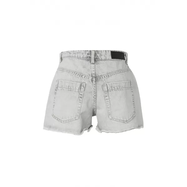  Pantaloni scurți de damă URBAN CLASSICS TB8193 GRI ARGINTIU DESCHIS SPALAT 