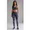 Jambiere lungi premium pentru femei (dimensiuni noi) ALTISPORT VOJ/ALW083LEG05 ALB-NEGRU
