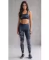 Jambiere lungi premium pentru femei (dimensiuni noi) ALTISPORT VOJ/ALW083LEG05 ALB-NEGRU