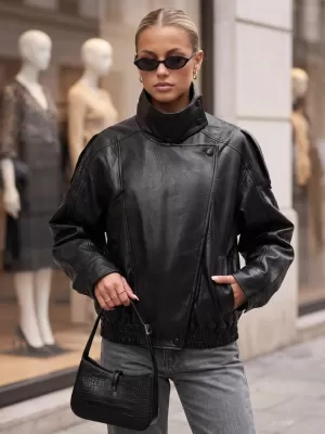 Geaca de dama DSTREET TY5960 NEGRU