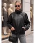 Geaca de dama DSTREET TY5960 NEGRU