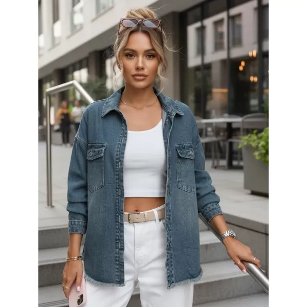  Geaca de dama DSTREET TY5683 ALBASTRU 