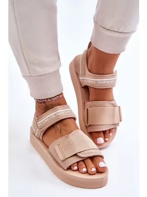 Sandale de dama BIG STAR SHOES LL274787 BEJ